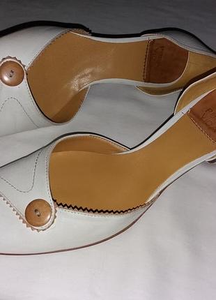 Туфли, босоножки kitten heel кожа италия 💫 138 (кв53)