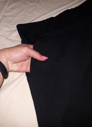 Стильная чёрная юбка с карманами!2 фото