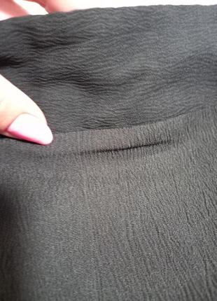 Стильная чёрная юбка с карманами!7 фото