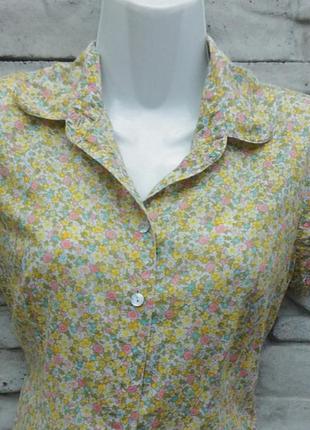 Распродажа!!! красивая блуза в мелкий принт3 фото