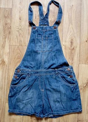 13 лет. i love next. джинсовый комбинезон