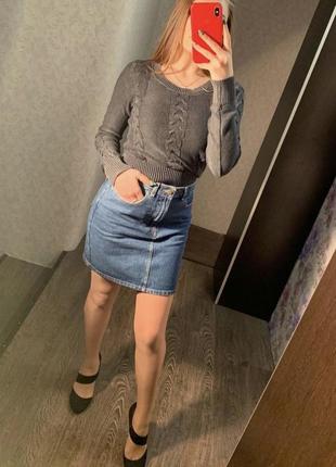 Юбка юбочка джинсова спідниця спідничка