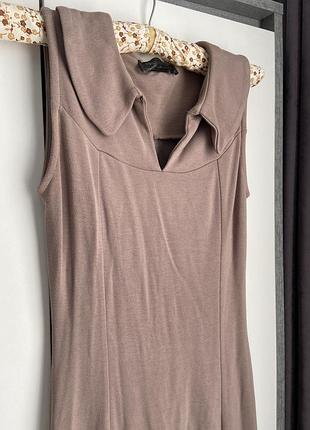 Офисное трикотажное платье