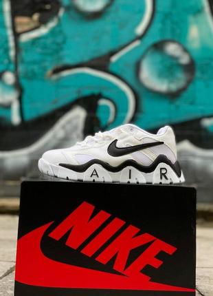 Чоловічі літні кросівки біли з чорним nike air barrage🆕 найк барадж4 фото