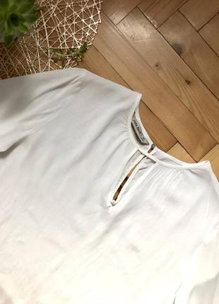 Стильная блуза с кружевом zara2 фото