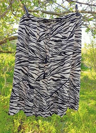 Супербатал! вискозная юбка жатка ,с оборкой,60-66(24)разм,tu