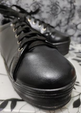 Ботинки, криперсы, туфли, криперы на платформе на широкую стопу4 фото