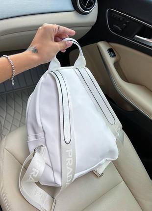 Жіночий рюкзак backpack white7 фото