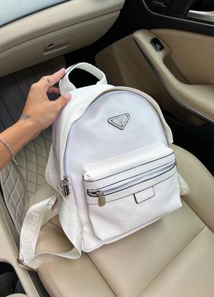 Жіночий рюкзак backpack white6 фото