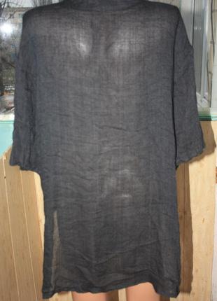 Знижка! стильна натуральна віскоза+льон оригінальна блуза в стилі бохо4 фото