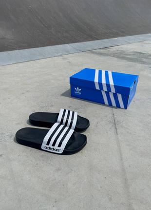 Тапочки adidas slides ‘white’3 фото