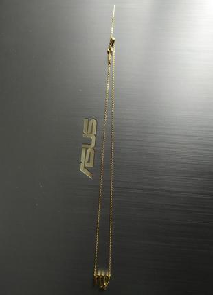 Украшение подвеска цепочка из нержавеющей стали цвет серебро золото підвіска прикраса2 фото