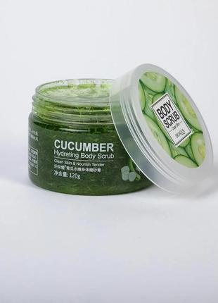 Cкраб для тела bioaqua cucumber hydrating body scrub 120 г2 фото