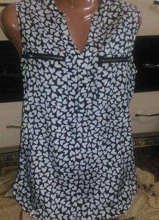 Блуза без рукавів