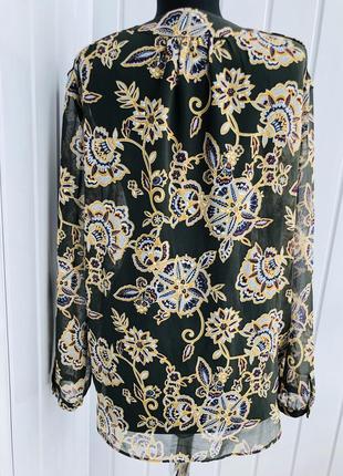 Класна повітряна блуза з воланами zara.4 фото