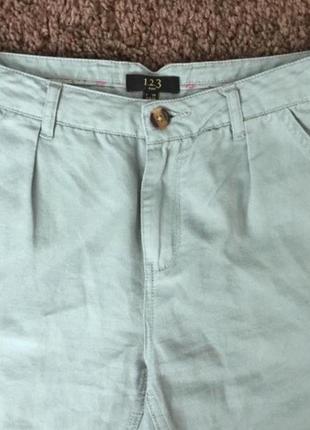 Чиносы штаны джинсы лен+котон р.36/382 фото