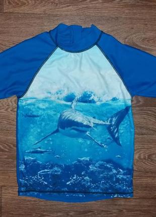 Фґдетская купальная солнцезащитная пляжная футболка для плавания для бассейна отдыха1 фото