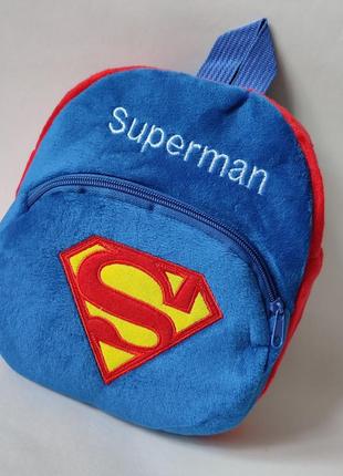 Плюшевый рюкзачок superman4 фото