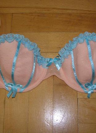 Персиковый лифчик lipsy, 80 а
