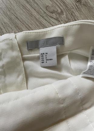 Молочна міні юбка макраме3 фото
