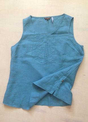 Комфортный топ, майка. франция, la naturelle. лен 100%. размер укр. 44-46