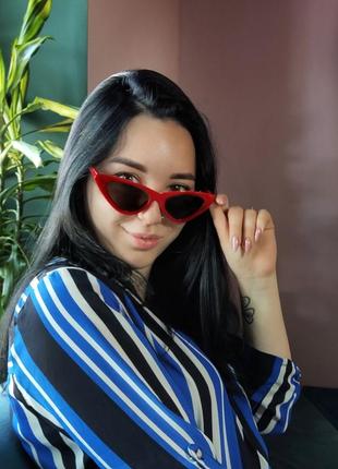 Красные очки лисички 😻 яркая классика