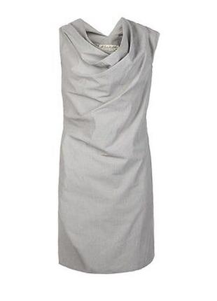 Стильное платье в мелкую полоску allsaints с карманами1 фото