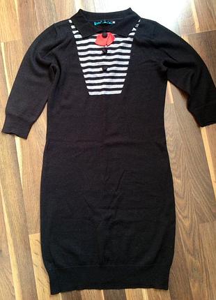 Трикотажное короткое платье, туника befree