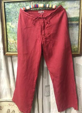 Брюки лён
