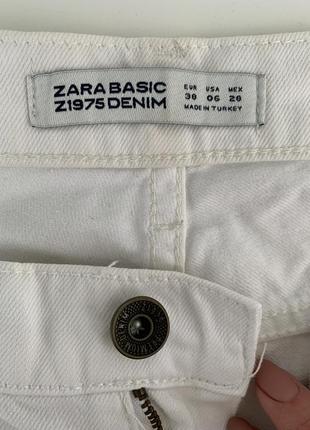 Белые джинсы zara3 фото