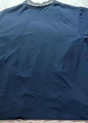 Жіноча однотонна накидка esmara, розмір l, темно синій7 фото