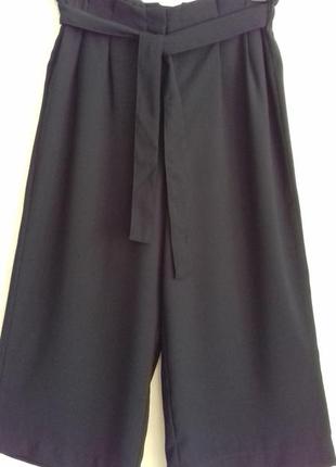 Чёрные кюлоты / широкие штаны