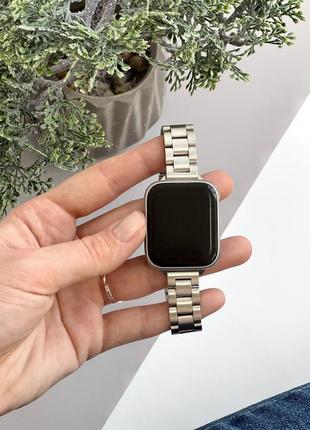 Ремінець сталевий для apple watch 38/40/41 та 42/44 /454 фото