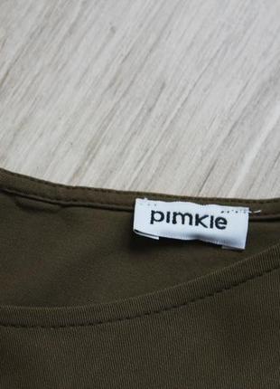 Комбез ромпер хаки из вискозы с поясом pimkie4 фото