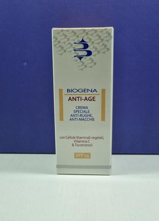 Крем проти зморшок і пігментних плям / biogena anti age spf15 / histomer2 фото