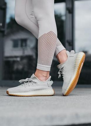 Adidas yeezy boost 350 v2 sesame женские кроссовки адидас ези буст2 фото