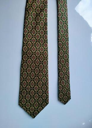 Шовкова краватка з візерунком1 фото