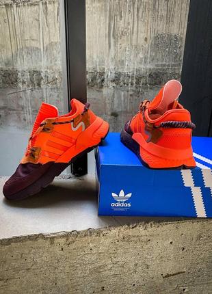 Мужские  кроссовки адидас  adidas beyonce ivy park x jogger “maroon/orange”4 фото