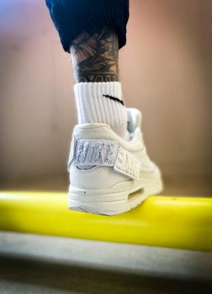 Nike wmns air max 1-100 чоловічі кросівки найк аір макс білі8 фото