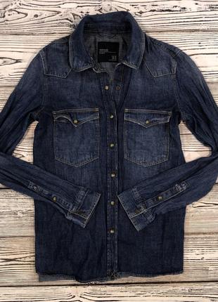 Сорочка джинсова