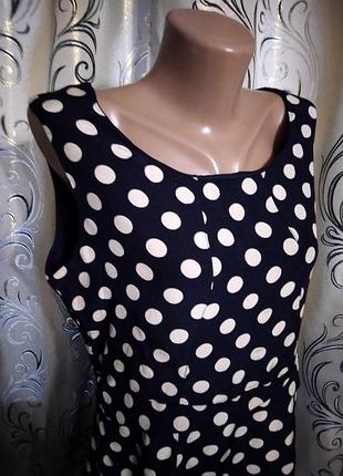 Симпатичное платье в горох marks & spencer 3