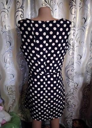 Симпатичное платье в горох marks & spencer 4