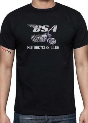 Р. 3xl футболка большой размер футболка с мотоциклом bsa чоловіча футболка1 фото