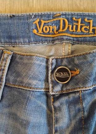 Оригинальные стильные джинсы  von dutch  pw v391 t dsr l9 denim stretch. размер 283 фото