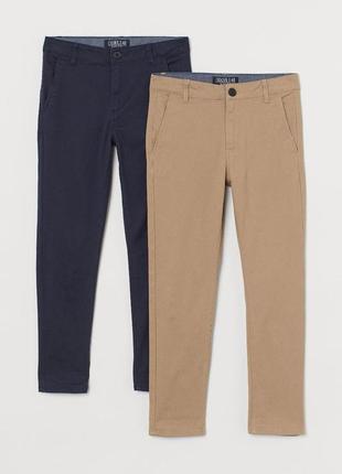 Стильні трендові штани-чінос для хлопчика h&m (ейч енд ем)2 фото