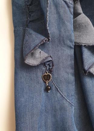 Легкая натуральная блузка под джинс7 фото