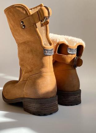 Зимові шкіряні чоботи з овчиною ugg, 40р, оригінал, нові7 фото