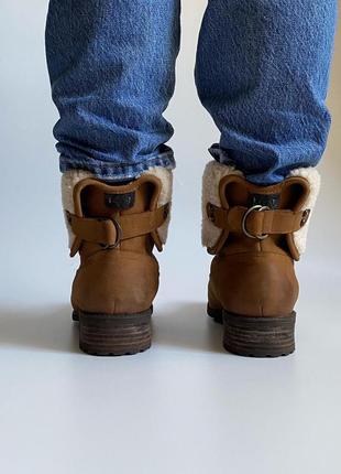 Зимові шкіряні чоботи з овчиною ugg, 40р, оригінал, нові3 фото