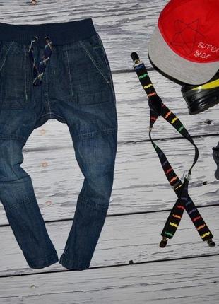3 - 4 года 98 - 104 см обалденные фирменные джинсы спортивные для моднявок2 фото