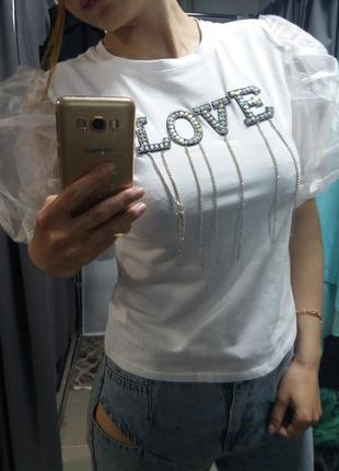 Супер футболка  love